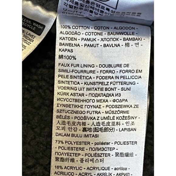 🔥 LEVI’S Black Sherpa Denim Trucker Jacket Duvall Chore 16365-0054 Sz XXL 🔥 - Picture 8 of 12